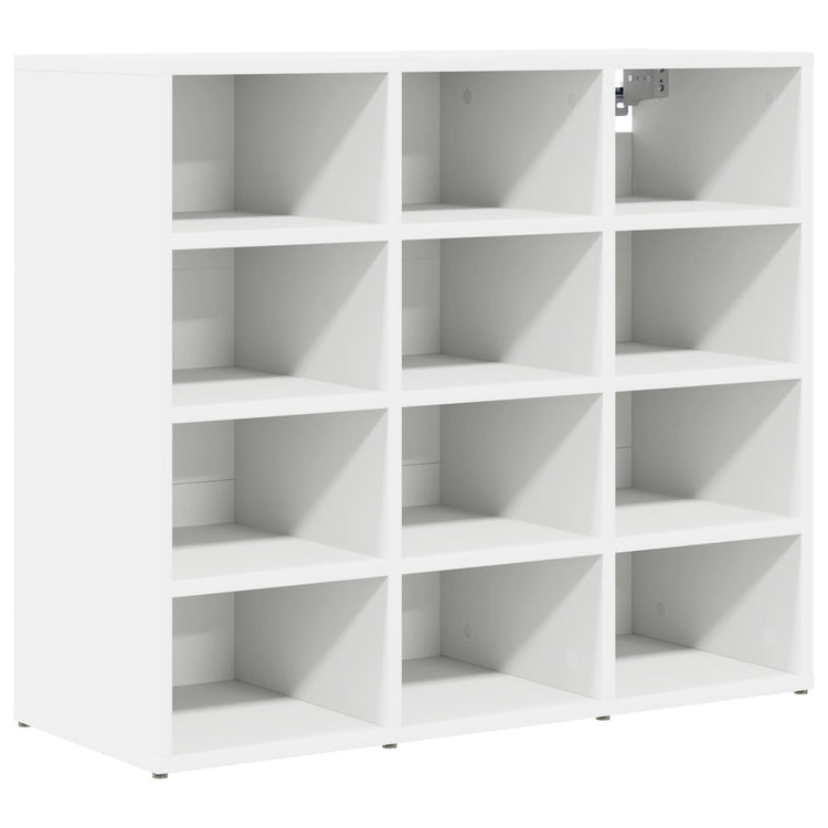 Vidaxx armoire à chaussures avec étagère blanc 77,5 x 30 x 67 cm bois d'ingénierie