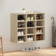 Vidaxl armoire à chaussures chêne sonoma 77,5 x 30 x 67 cm bois d'ingénierie