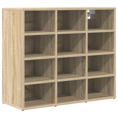 Vidaxl armoire à chaussures chêne sonoma 77,5 x 30 x 67 cm bois d'ingénierie
