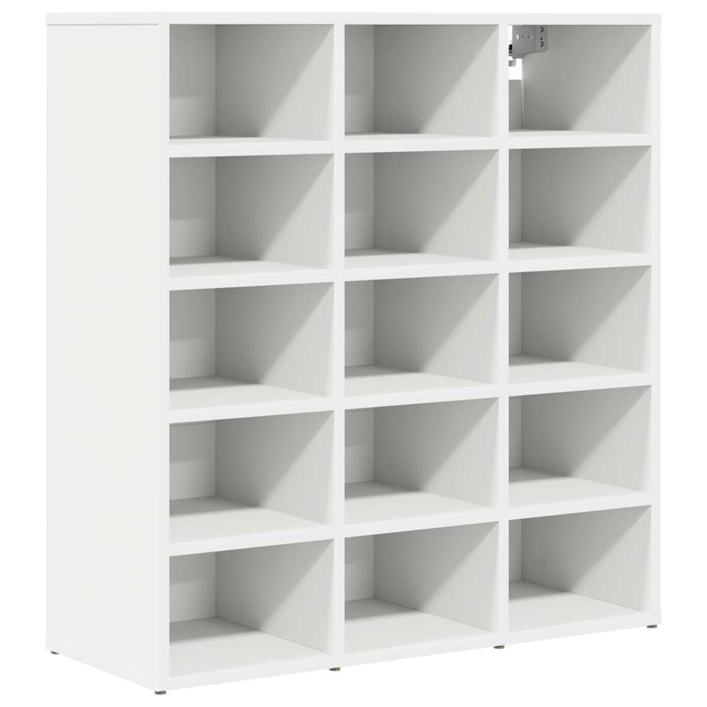Vidaxx armoire à chaussures avec étagère blanc 77,5 x 30 x 83,5 cm bois d'ingénierie