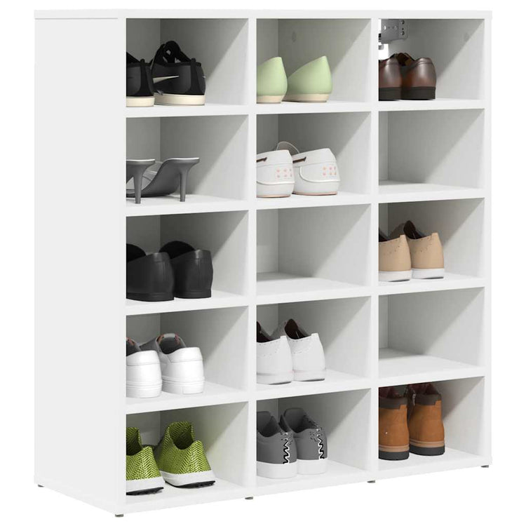Vidaxx armoire à chaussures avec étagère blanc 77,5 x 30 x 83,5 cm bois d'ingénierie