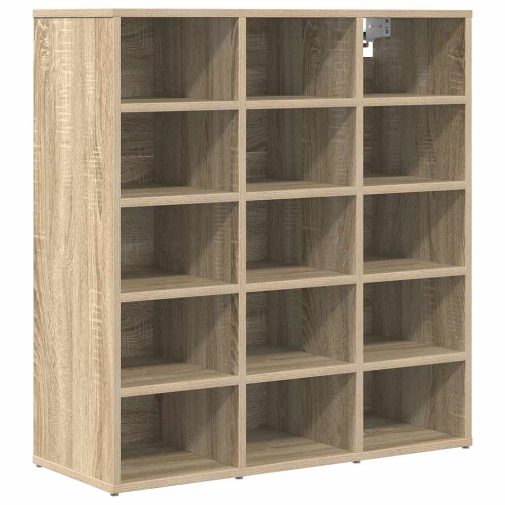 Vidaxl armoire à chaussures chêne sonoma 77,5 x 30 x 83,5 cm bois d'ingénierie