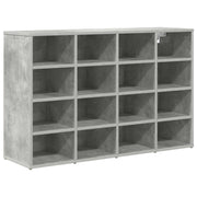 Vidaxl armoire à chaussures avec étagère gris béton 103 x 30 x 67 cm bois d'ingénierie - afbeelding 2