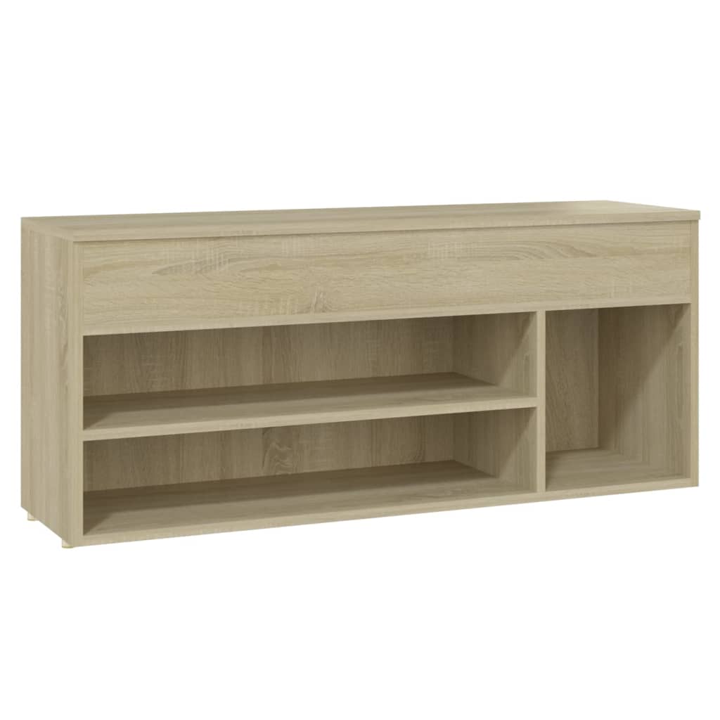 Vidaxl schoenbank 105x30x45 cm Processus de bois sonoma chêne -colored