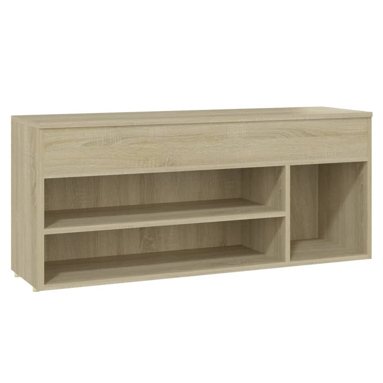 Vidaxl schoenbank 105x30x45 cm Processus de bois sonoma chêne -colored