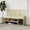 Vidaxl schoenbank 105x30x45 cm Processus de bois sonoma chêne -colored