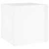Vidaxl Planter Big 40x40x40 cm Bois de bois élevé blanc