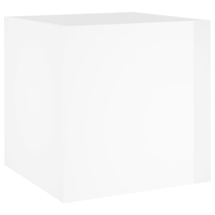 Vidaxl Planter Big 40x40x40 cm Bois de bois élevé blanc