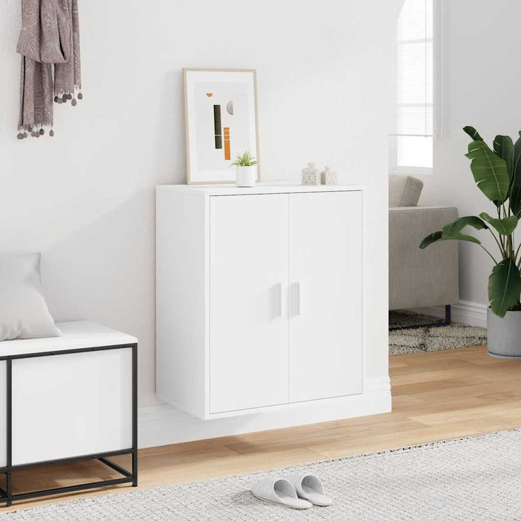 Armoire à chaussures Vidaxl 60x35x70 cm Bois de blanc transformé