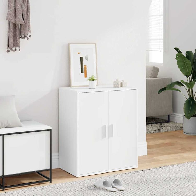 Armoire à chaussures Vidaxl 60x35x70 cm Bois de blanc transformé