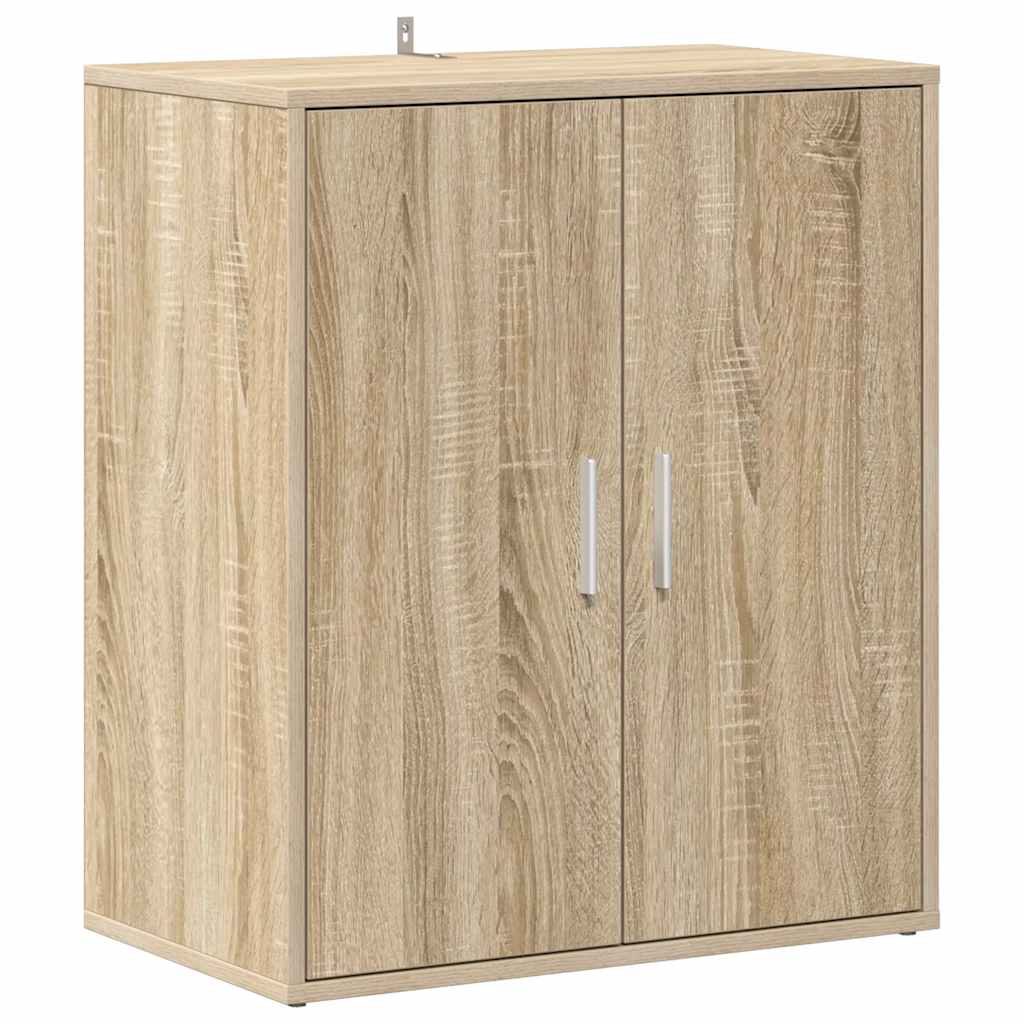 Armoire à chaussures Vidaxl 60x35x70 cm en bois de bois de chêne sonoma coloré