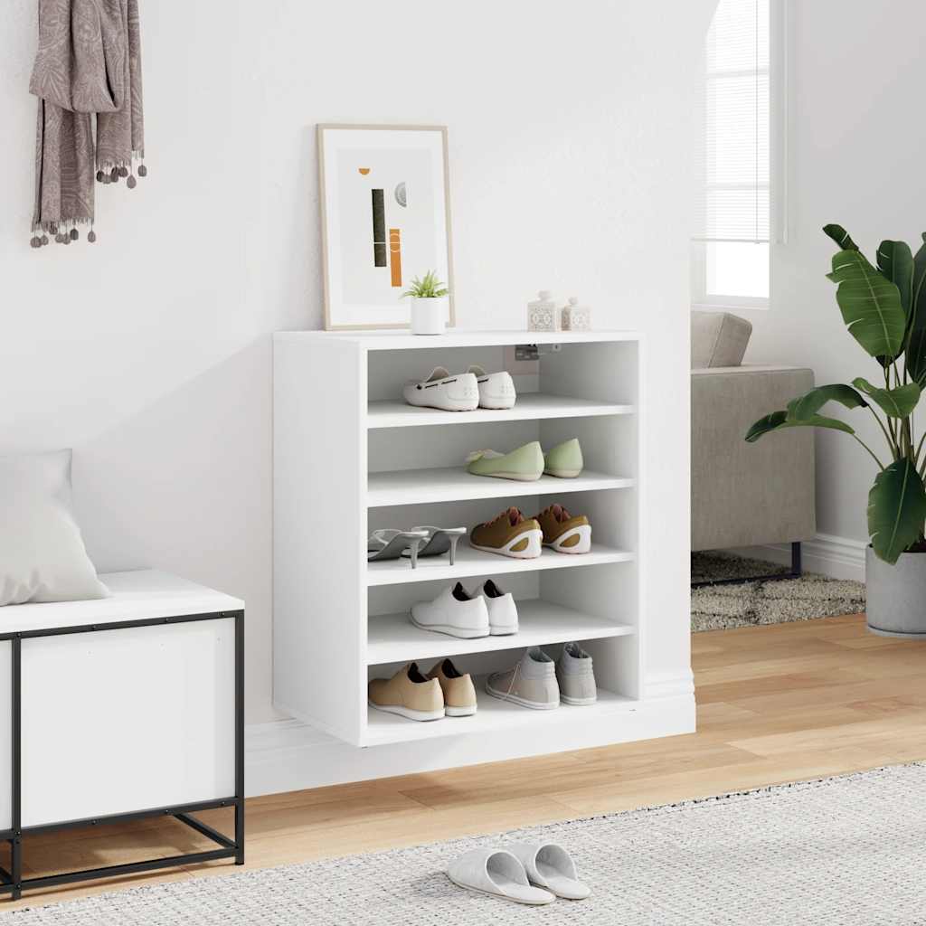 Armoire à chaussures Vidaxl 60x35x70 cm Bois de blanc transformé