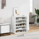 Armoire à chaussures Vidaxl 60x35x70 cm Bois de blanc transformé