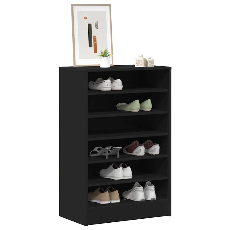 Armoire à chaussures Vidaxl 60x35x92 cm Bois de bois de propriété