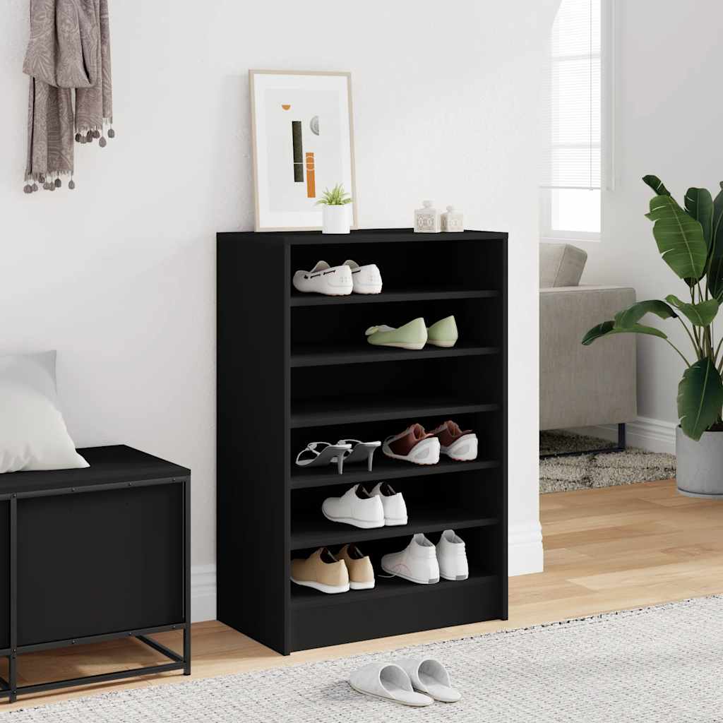 Armoire à chaussures Vidaxl 60x35x92 cm Bois de bois de propriété