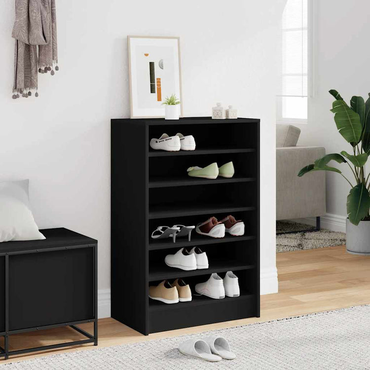 Armoire à chaussures Vidaxl 60x35x92 cm Bois de bois de propriété