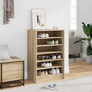 Armoire à chaussures vidaxl 60x35x92 cm en bois de bois de chêne sonoma coloré - afbeelding 1