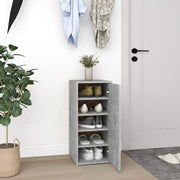 Vidaxl Shoe Cabinet 32x35x70 cm Prix en béton en bois édité - afbeelding 1