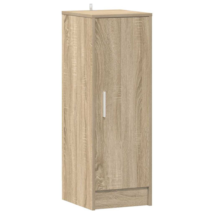 Armoire à chaussures vidaxl 32x35x92 cm en bois de chêne sonoma coloré