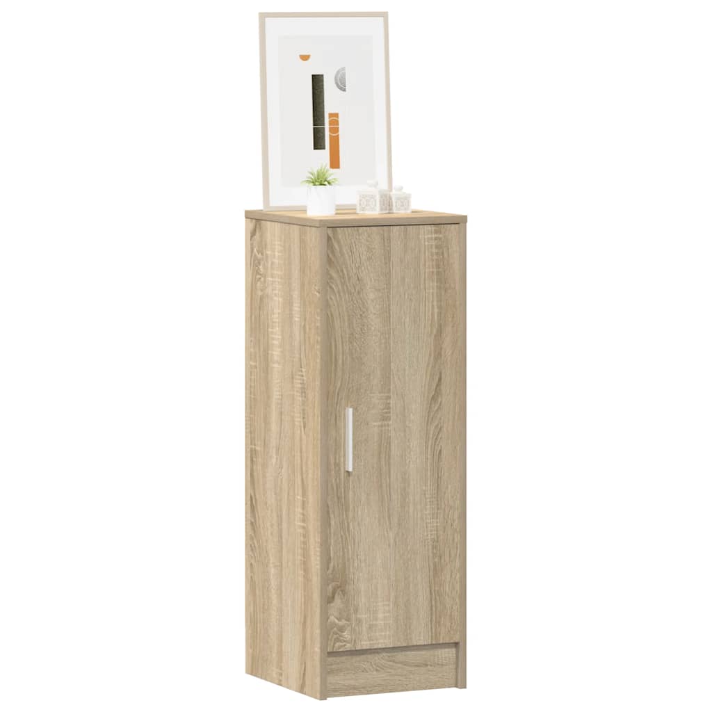 Armoire à chaussures vidaxl 32x35x92 cm en bois de chêne sonoma coloré