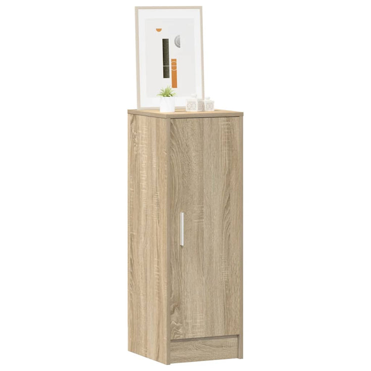 Armoire à chaussures vidaxl 32x35x92 cm en bois de chêne sonoma coloré