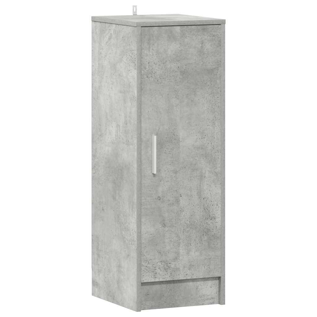 Armoire à chaussures Vidaxl 32x35x92 cm Betongrij en bois transformé