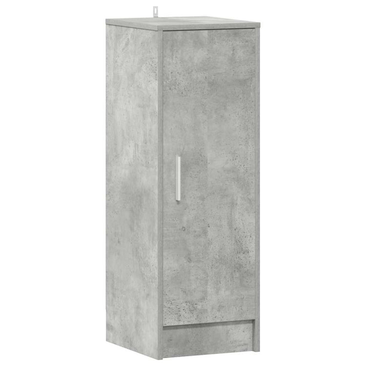 Armoire à chaussures Vidaxl 32x35x92 cm Betongrij en bois transformé