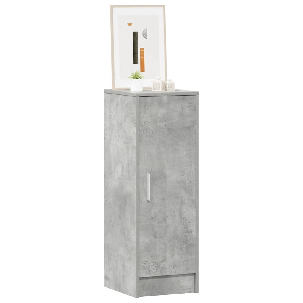 Armoire à chaussures Vidaxl 32x35x92 cm Betongrij en bois transformé