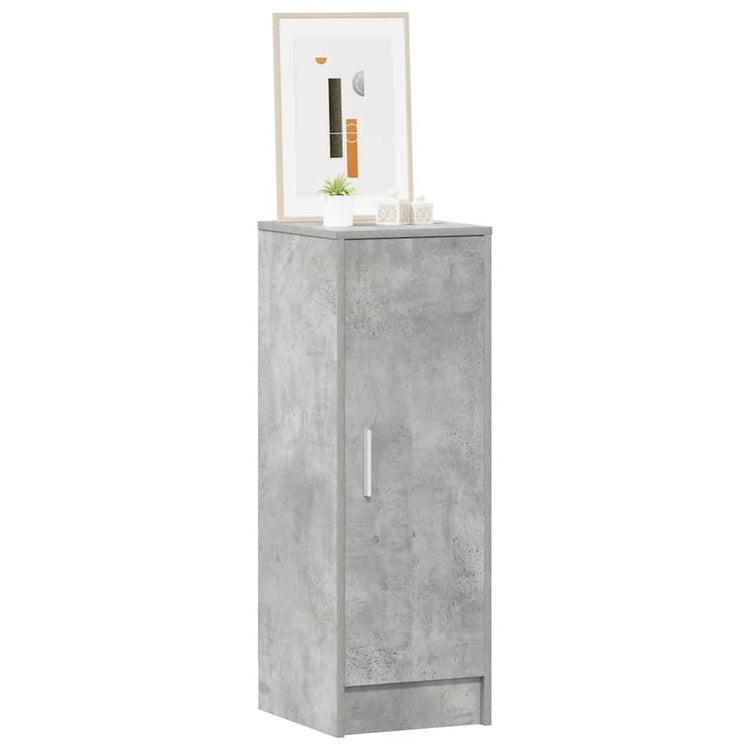 Armoire à chaussures Vidaxl 32x35x92 cm Betongrij en bois transformé