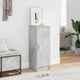 Armoire à chaussures Vidaxl 32x35x92 cm Betongrij en bois transformé
