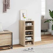 Armoire à chaussures Vidaxl 31.5x35x70 cm en bois de bois de chêne sonoma coloré - afbeelding 1