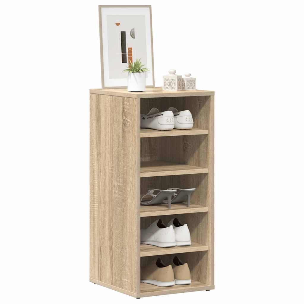 Armoires à chaussures Vidaxl 2 PCS 31.5x35x70 cm Couleur de chêne sonoma en bois