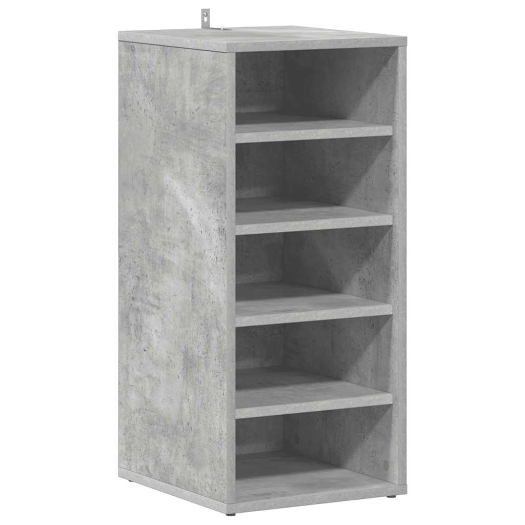 Armoires à chaussures Vidaxl 2 PC 31.5x35x70 cm Prix de béton en bois transformé