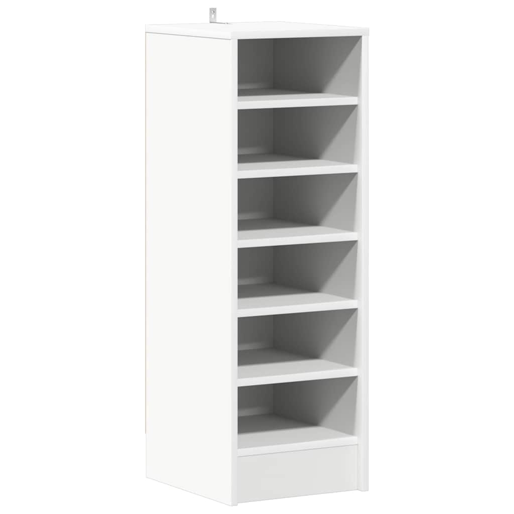 Armoire à chaussures Vidaxl 31.5x35x90 cm Bois de bois transformé