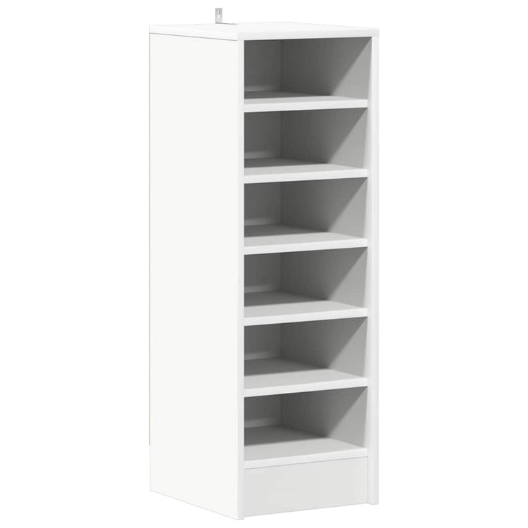 Armoire à chaussures Vidaxl 31.5x35x90 cm Bois de bois transformé