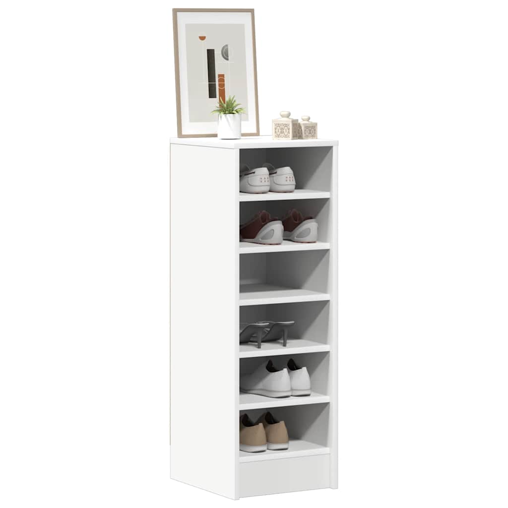Armoire à chaussures Vidaxl 31.5x35x90 cm Bois de bois transformé