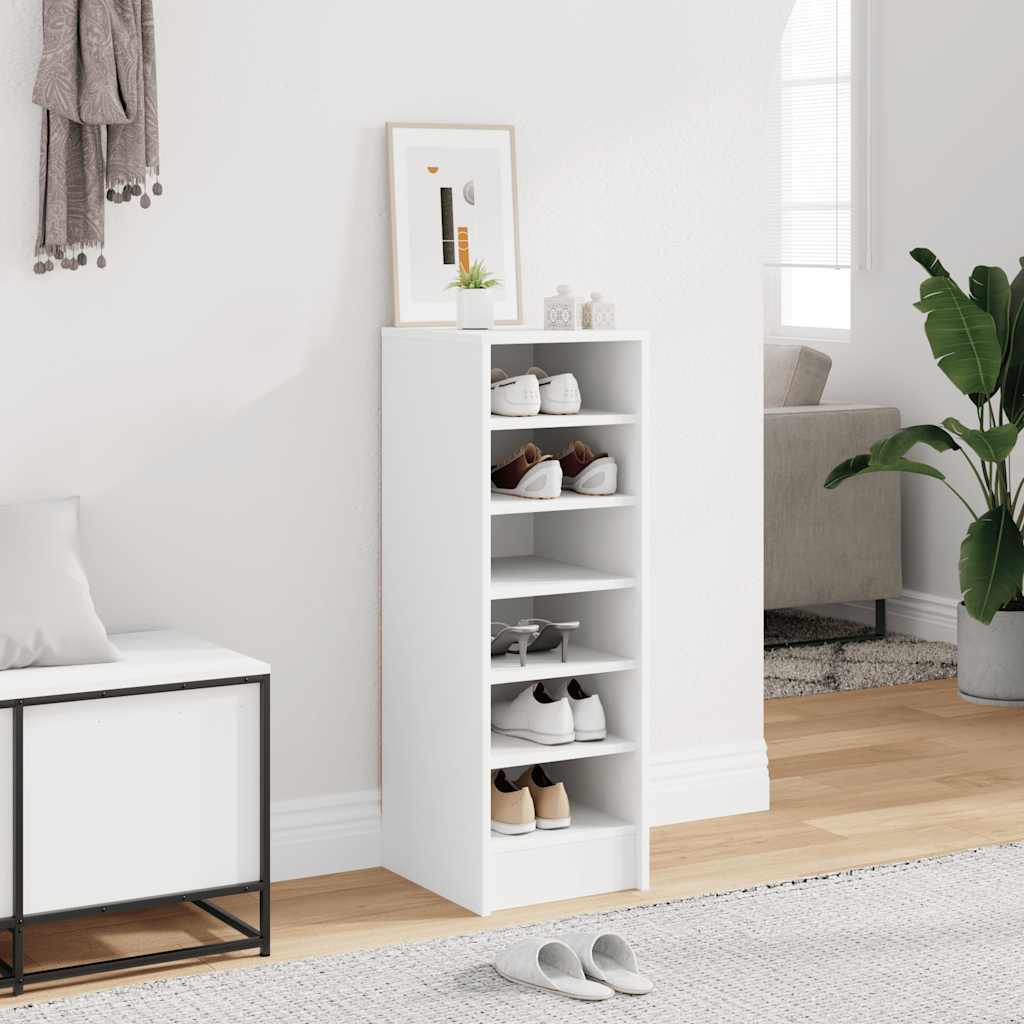 Armoire à chaussures Vidaxl 31.5x35x90 cm Bois de bois transformé
