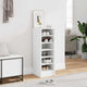 Armoire à chaussures Vidaxl 31.5x35x90 cm Bois de bois transformé