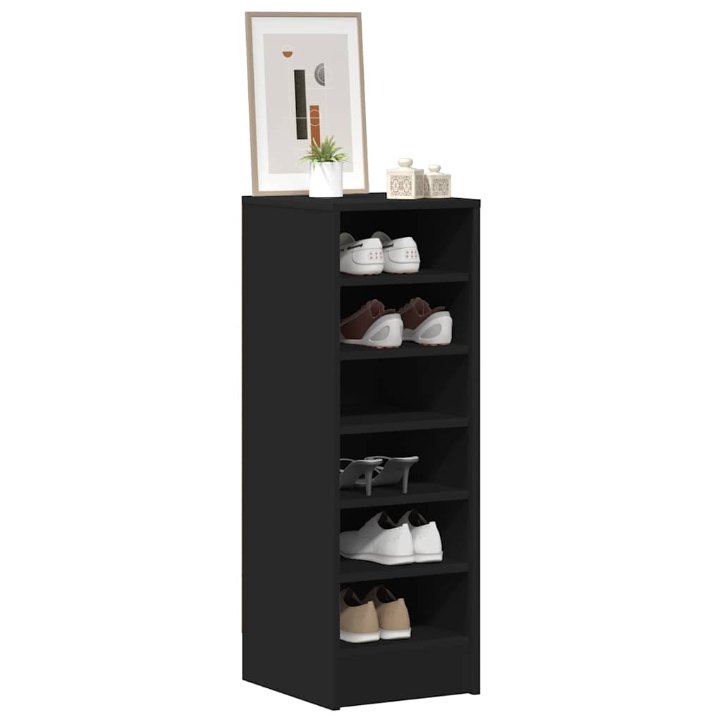 Armoire à chaussures Vidaxl 31.5x35x90 cm Bois de bois de propriété