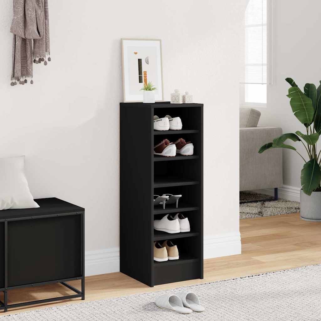 Armoire à chaussures Vidaxl 31.5x35x90 cm Bois de bois de propriété