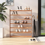 Rack à chaussures Vidaxl 90x24x117 cm Brown transformé - afbeelding 1