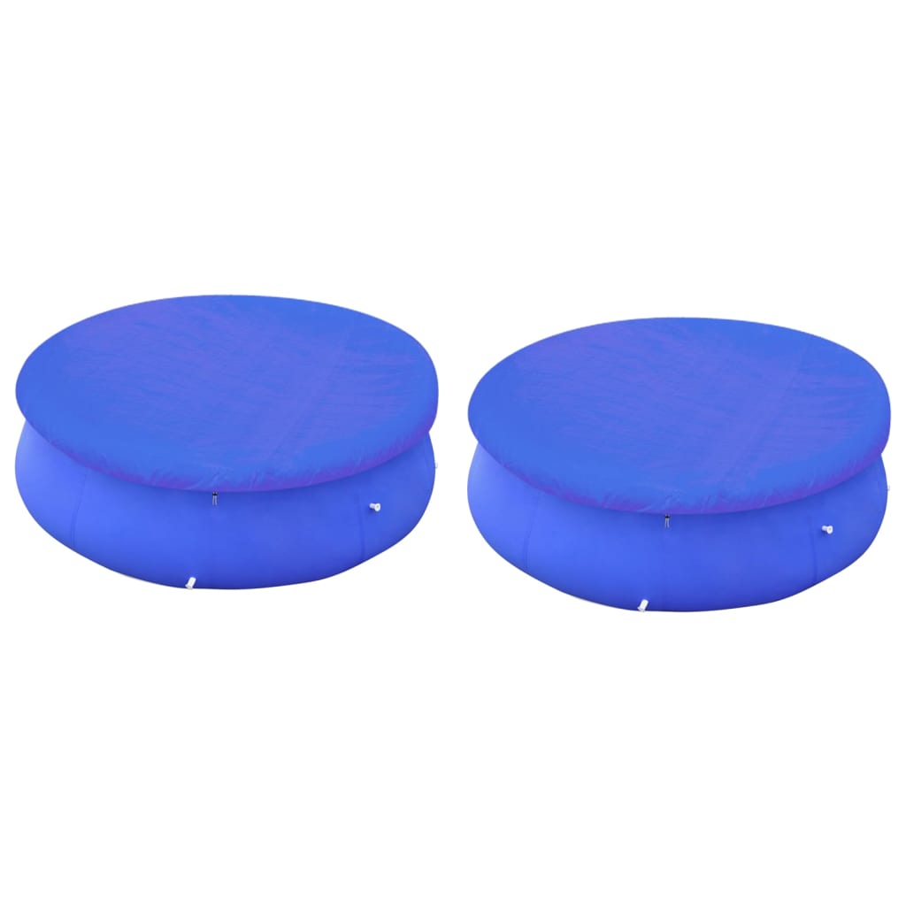 La piscine Vidaxl couvre 2 pcs pour 300 cm au-dessus de les piscines du terrain