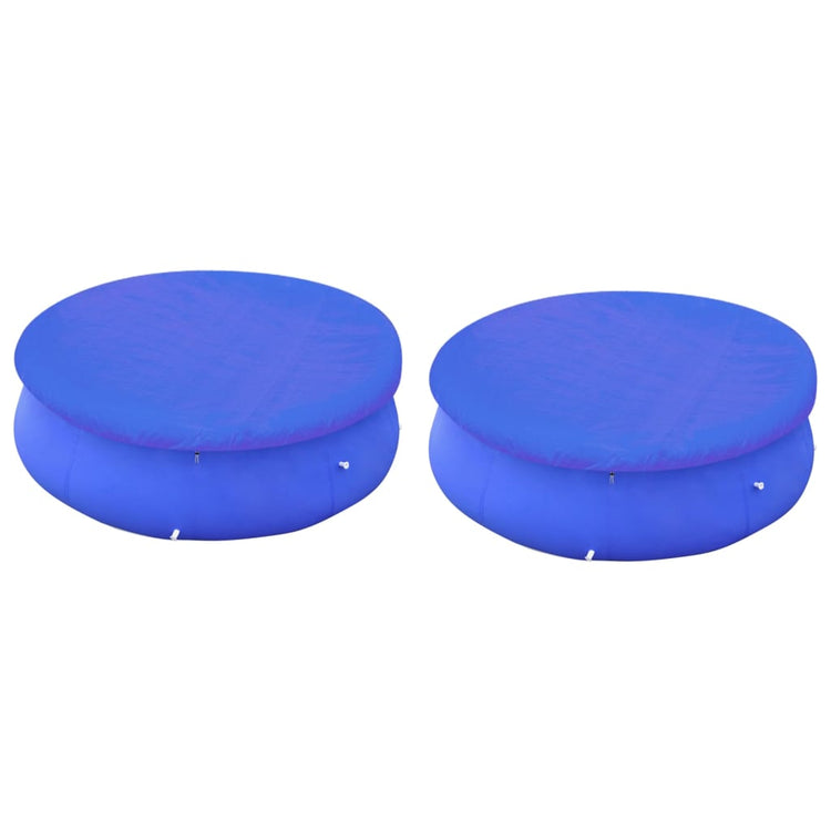 La piscine Vidaxl couvre 2 pcs pour 300 cm au-dessus de les piscines du terrain