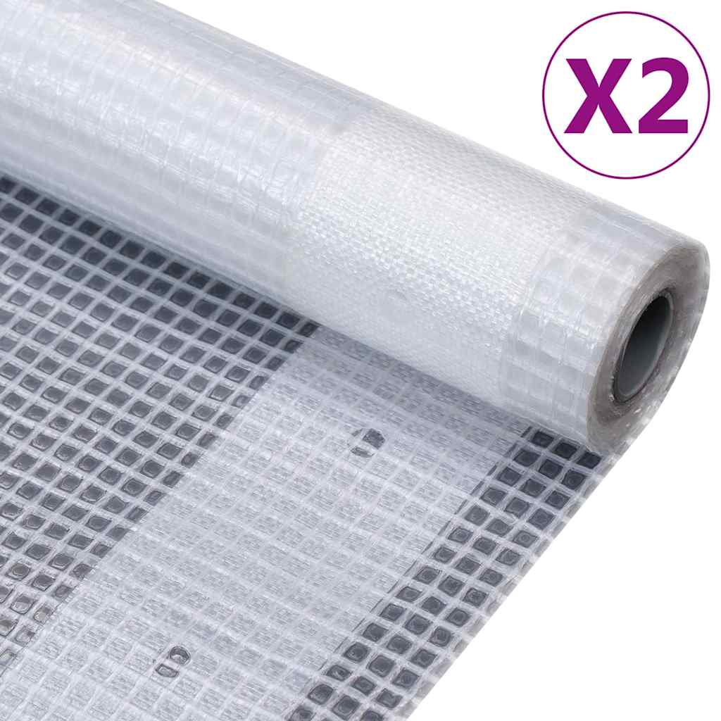 Vidaxl Depsiles 2 St Leno 260 g m² 2x15 m blanc