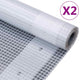 Vidaxl Deaseils 2 St Leno 260 g m² 4x10 m blanc