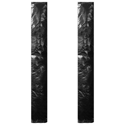 Vidaxl parasol couvre 2 m avec une fermeture éclair 175 cm PE