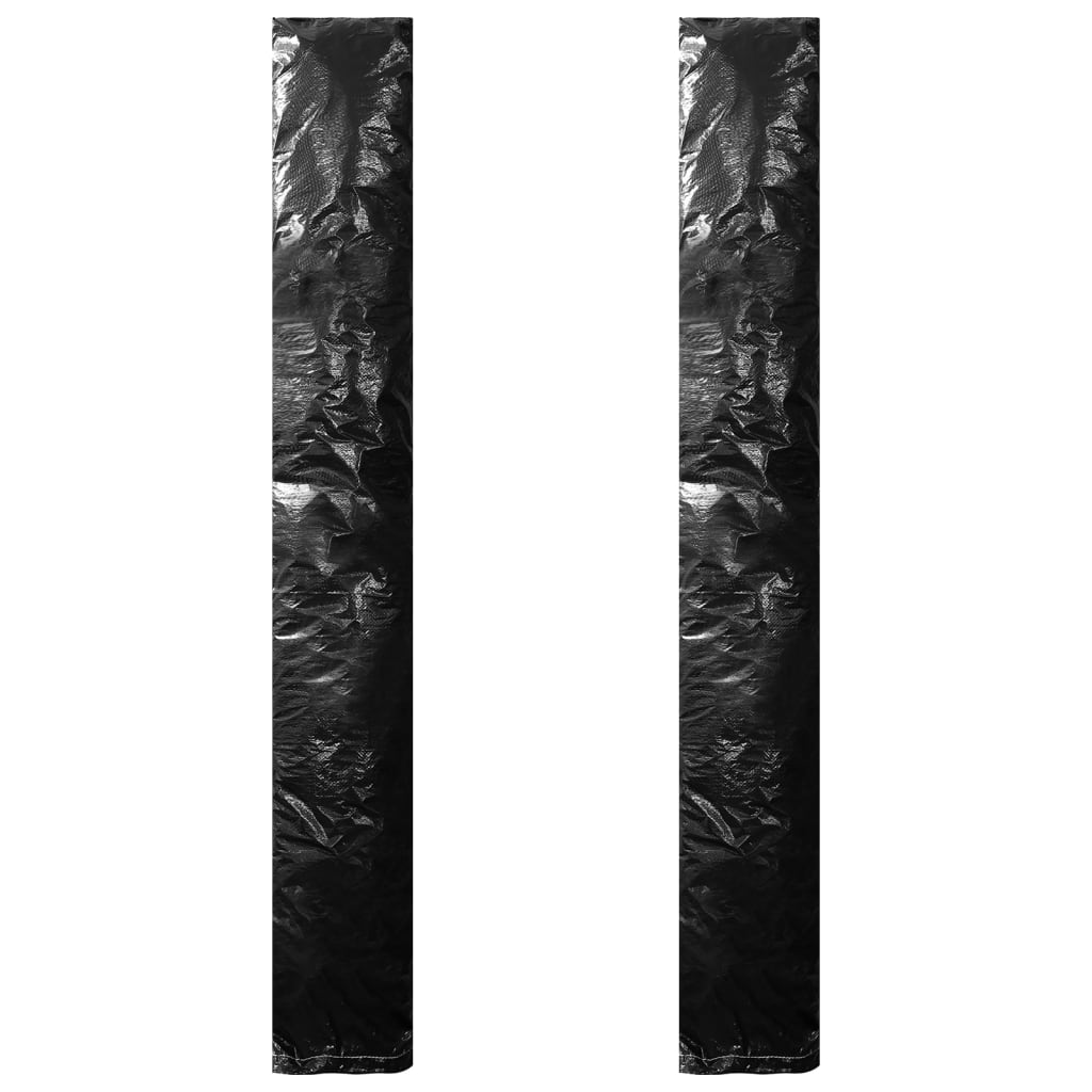 Vidaxl Parasol couvre 2 m avec une fermeture éclair 200 cm PE