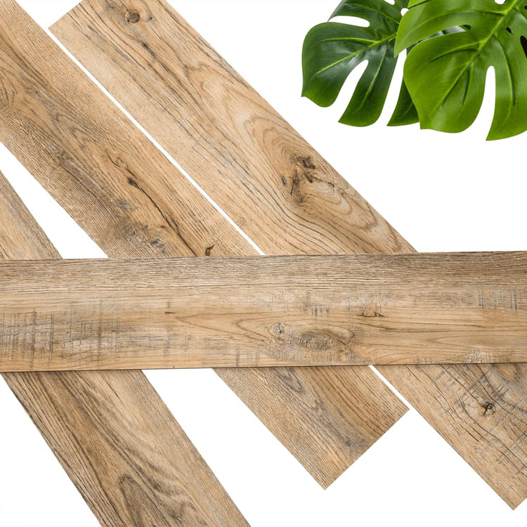WALLART WALLART PLANKEN 30 ST GL-WA30 WOOD-Look Oak Vintagebruin