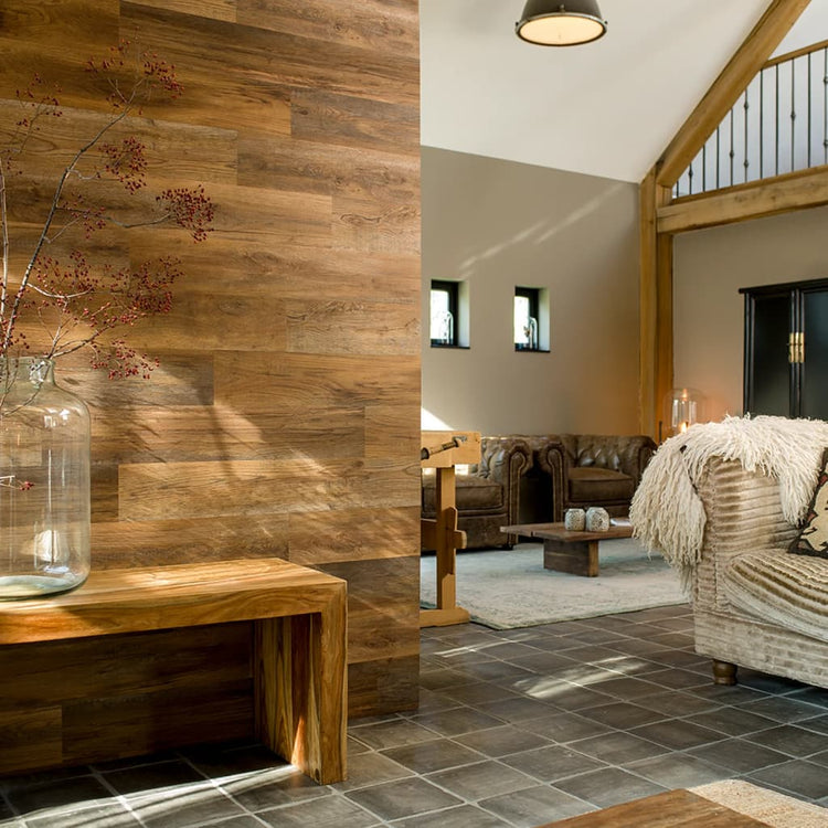 Walart Walart Planks 30 ST GL-WA34 Wood-Look Sandwood Brown