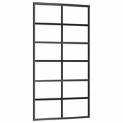 Vidaxl Porte coulissante avec pâte 102x205 cm en aluminium et verre ESG - afbeelding 3